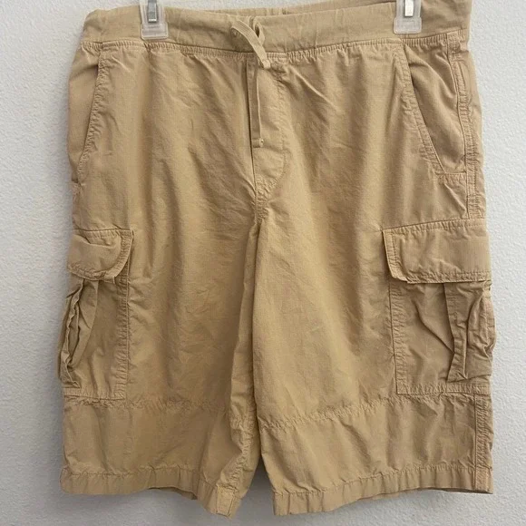 Polo‎ Ralph Lauren Boys Cargo Shorts Beige Drawstring Waist Size XL18 /20 - Picture 2 of 9